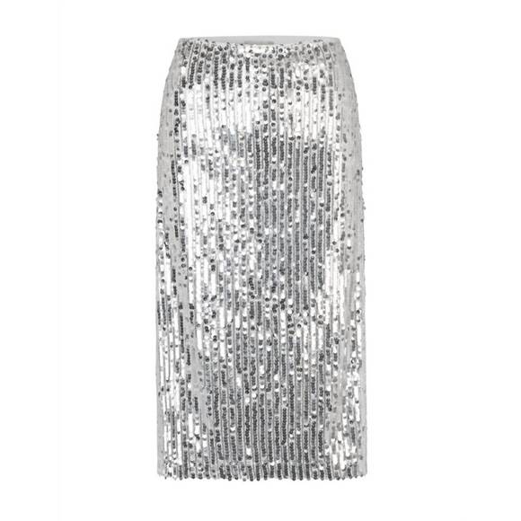 NEW BAUM UND PFERDGARTEN jolette skirt in silver mermaid - Picture 2 of 4